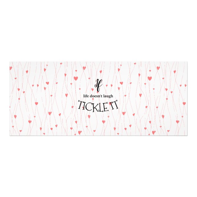 Tickle it photo print (Front)