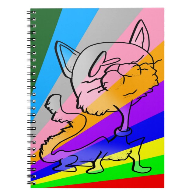 TICKLE ME SILLY CAT NOTEBOOK (Front)