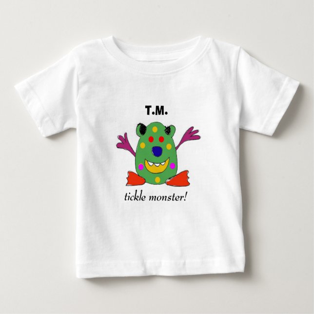 Tickle Monster Baby Outfit Baby T-Shirt (Front)