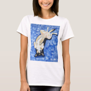 Tickle my tummy kelpie dog design T-Shirt