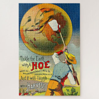  Tickle the Earth - Victorian trade card Jigsaw Puzzle