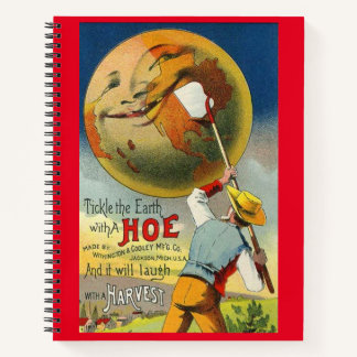 Tickle the Earth - Victorian trade card Notebook