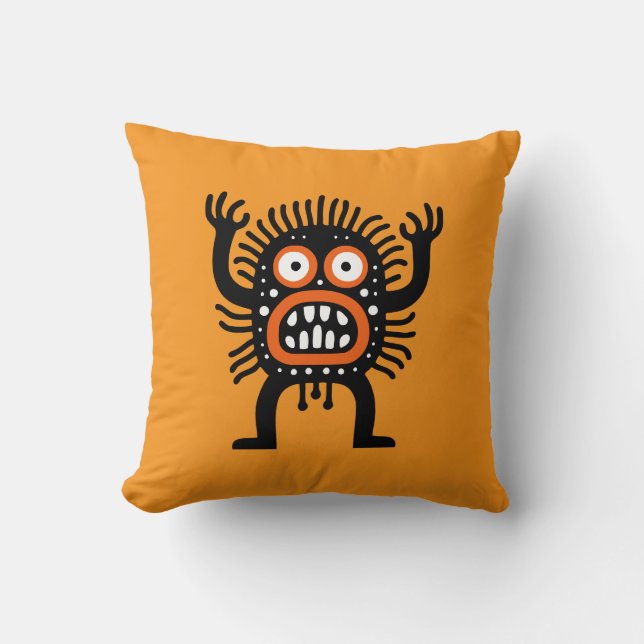 Tickle Throw Pillow (Front)