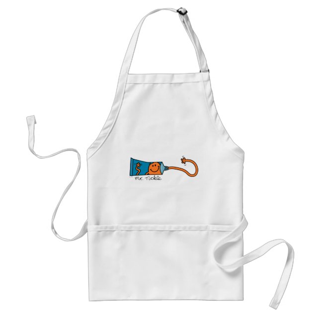 Tickle Toothpaste Adult Apron (Front)
