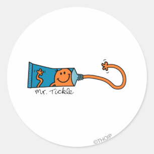 Tickle Toothpaste Classic Round Sticker