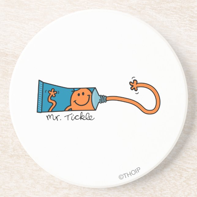 Tickle Toothpaste Drink Coaster (Front)