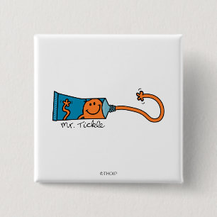 Tickle Toothpaste Pinback Button