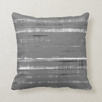 'tickled' Grey Abstract Art Pillow by T30Gallery at Zazzle
