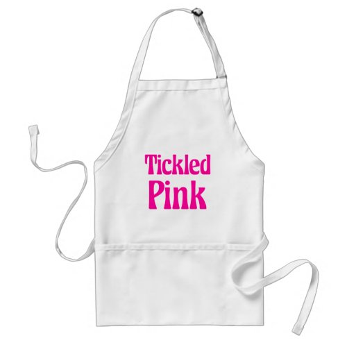 Tickled Pink Adult Apron