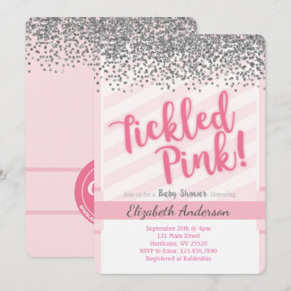 Tickled Pink Baby Shower Invitation