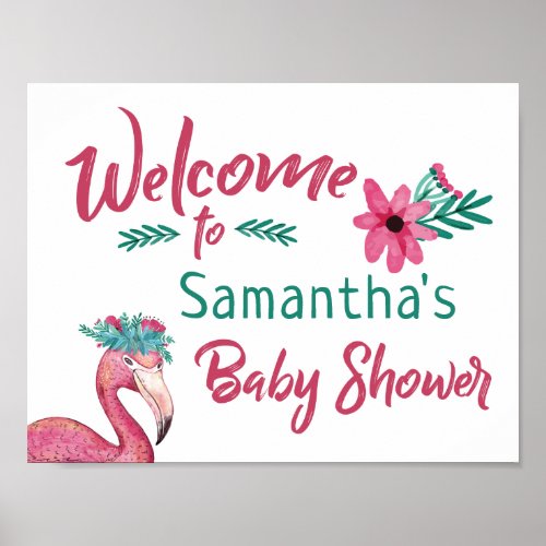 Tickled Pink Baby Shower Sign