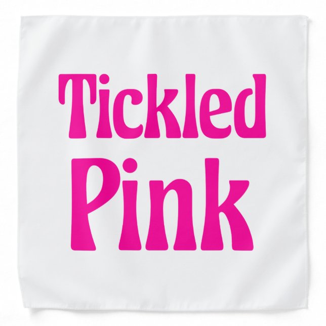 Tickled Pink Bandana (Front)