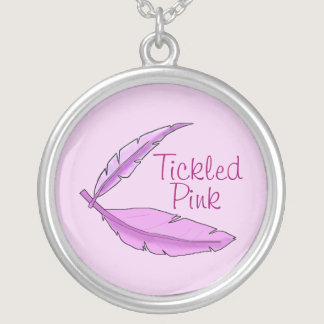 Tickled Pink Feather "Remission" Necklace