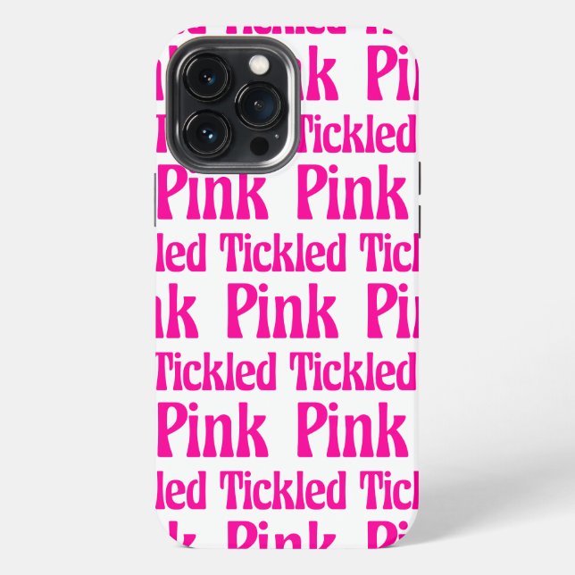 Tickled Pink Iphone Case (Back)
