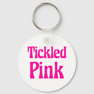 Tickled Pink Keychain