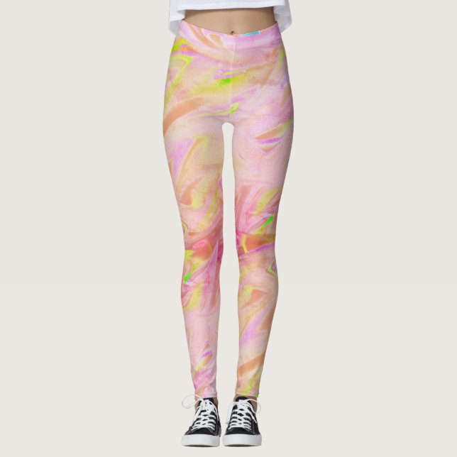 Tickled Pink Leggings (Front)