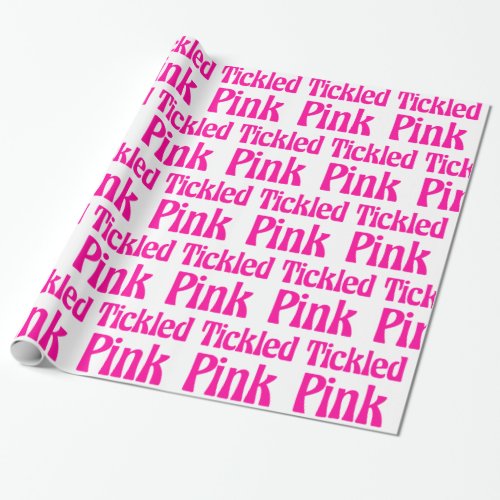 Tickled Pink Wrapping Paper