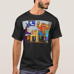 Ticklish Halloween Werewolf T-Shirt
