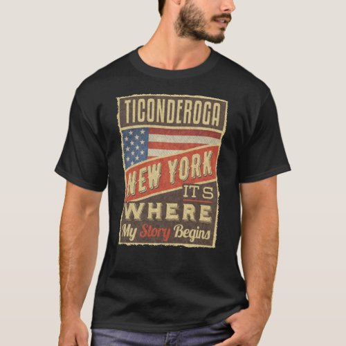 Ticonderoga New York T_Shirt