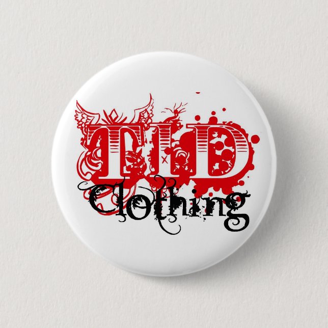 TID Big Logo Design Button (Front)