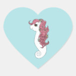 Tidal Bloom Sea Pony - G1 Inspired My Little Pony  Heart Sticker