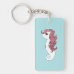 Tidal Bloom Sea Pony - G1 Inspired My Little Pony  Keychain