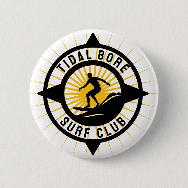 Tidal Bore Surfe Club Button (Front)