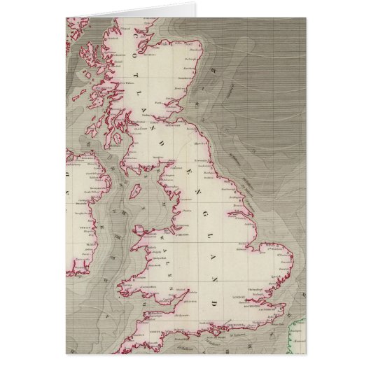 Tidal chart British Seas Cards (Front)