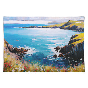 Tidal Dreams and Meadow Breezes Cloth Placemat