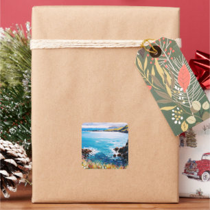 Tidal Dreams and Meadow Breezes      Square Sticker