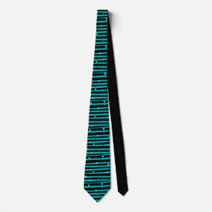 Tidal drift neck tie