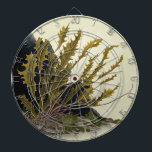 Tidal Fronds Dart Board<br><div class="desc">Discover the serene beauty of marine life with this stunning watercolor illustration of seaweed. Featuring long fronds and broad leaves standing on rocks at low tide, the detailed artwork contrasts beautifully against a white background. Perfect for ocean lovers and nature enthusiasts, this high-quality print captures the essence of underwater tranquility,...</div>