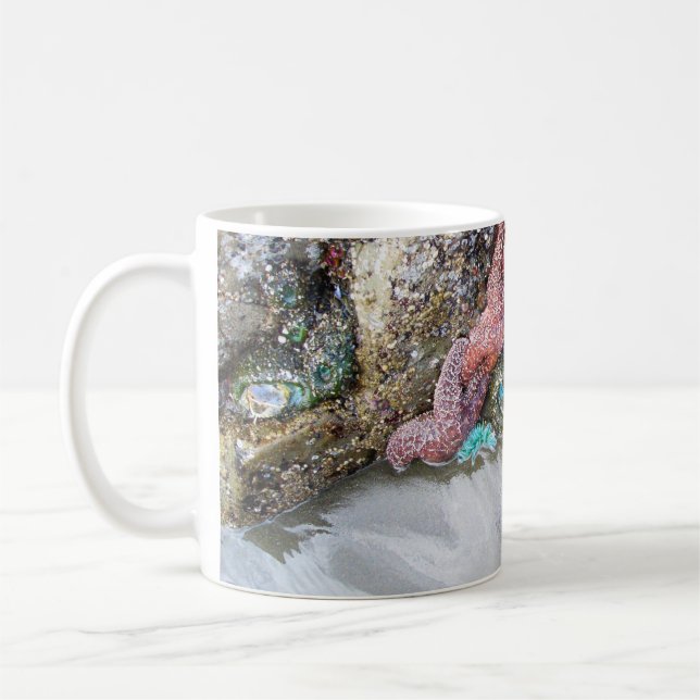 Tidal Pool, Ruby Beach, Olympic National Park Coffee Mug (Left)