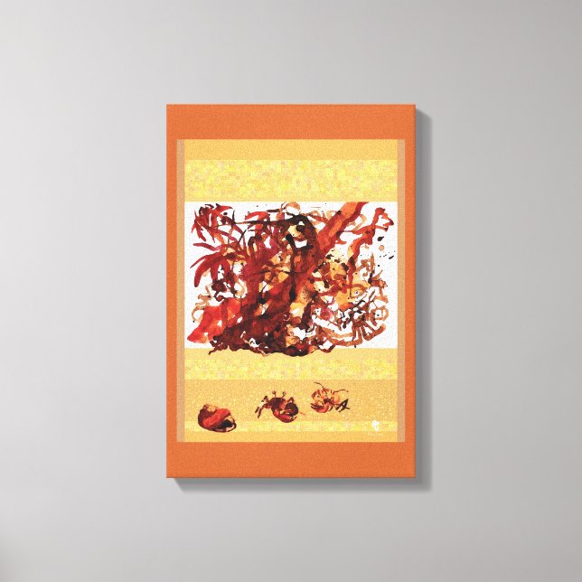 Tidal tangle canvas print (Front)