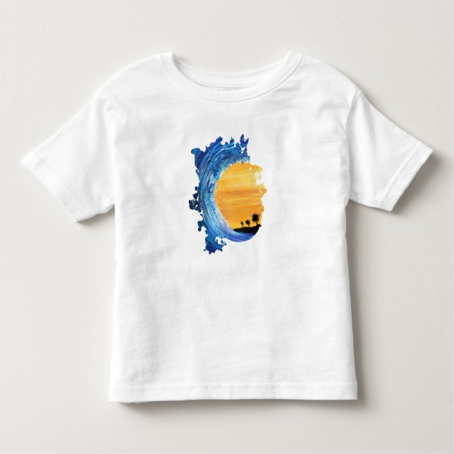 Tidal Wave Toddler T-shirt (Front)