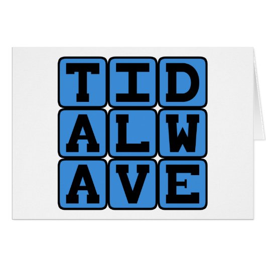 Tidal Wave, Violent Tsunami Cards (Front Horizontal)
