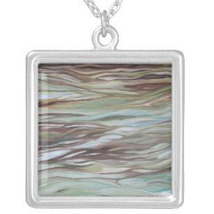 Tide Pool Silver Plated Necklace