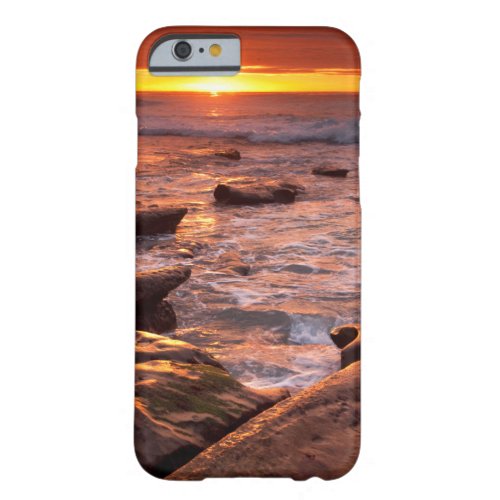 Tide pools at sunset California Barely There iPhone 6 Case