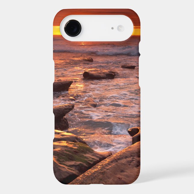 Tide pools at sunset, California Case-Mate iPhone Case (Back)