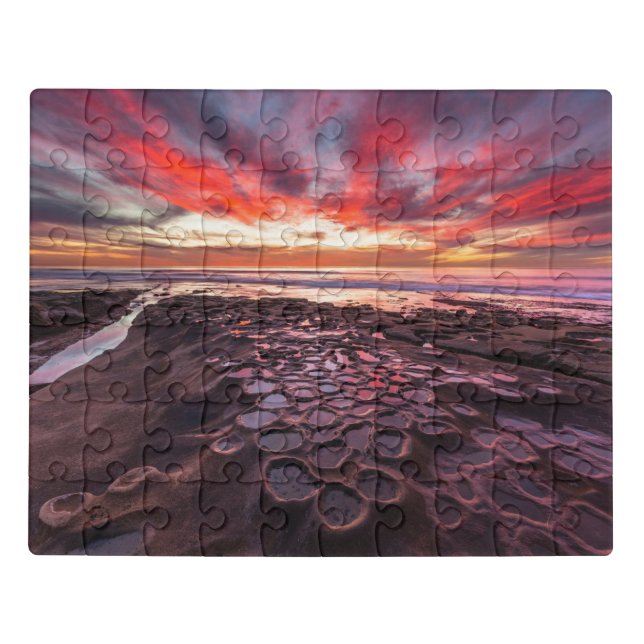 Tide Pools in La Jolla, CA Jigsaw Puzzle (Puzzle Horizontal)