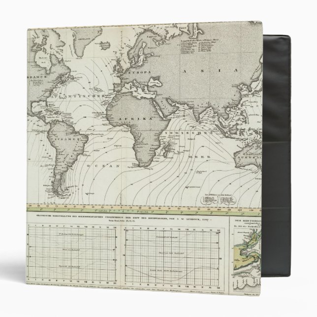 Tide-wave Atlas Map 3 Ring Binder (Front/Inside)