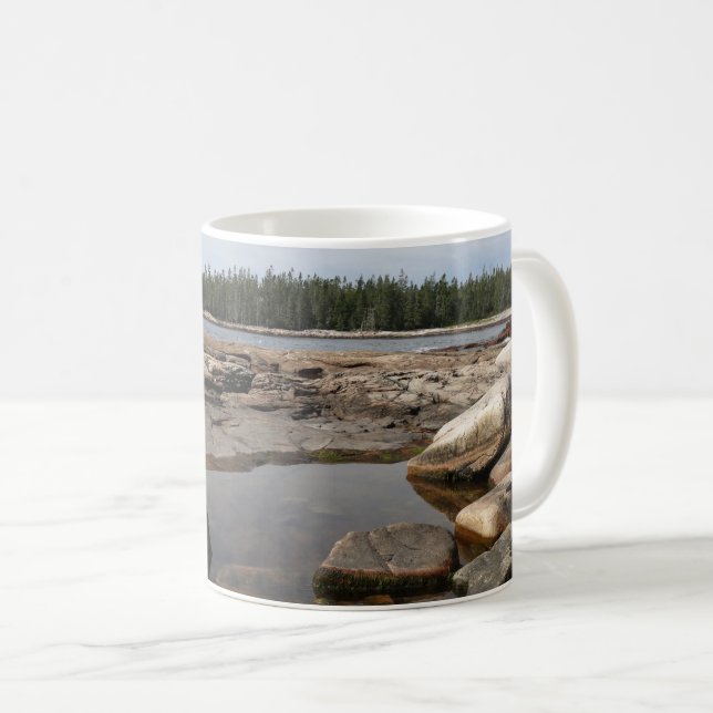 Tidepool at Wonderland in Acadia National Park Coffee Mug (Front Right)