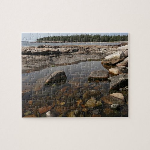 Tidepool at Wonderland in Acadia National Park Jigsaw Puzzle