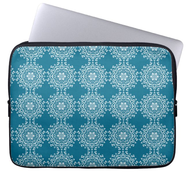 Tidepool Mandala Laptop Sleeve (Front)