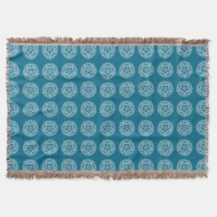 Tidepool Mandala Throw Blanket