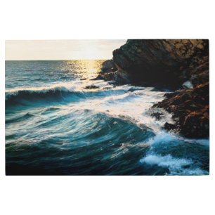 Tides in Motion Metal Print