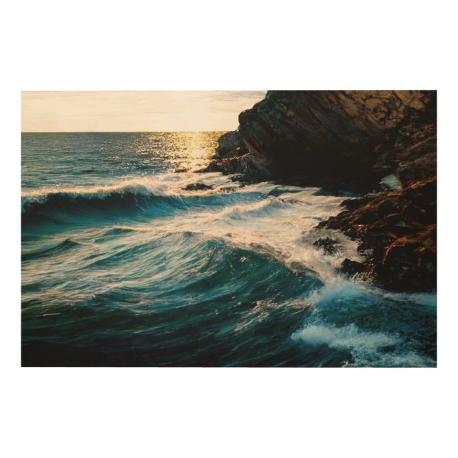 Tides in Motion Wood Wall Art (Front)