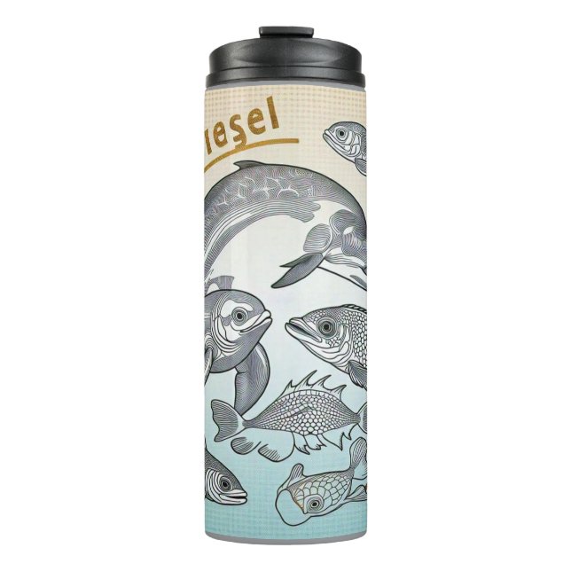 "Tides of Change" Thermal Tumbler (Front)