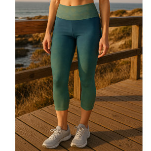 Tides of Dusk Capri Leggings