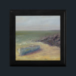Tide's Rolling In - Boat on the Shore Gift Box<br><div class="desc">Tide's Rolling In by Marilyn Wendling. Boat resting in the sand as waves approach.</div>